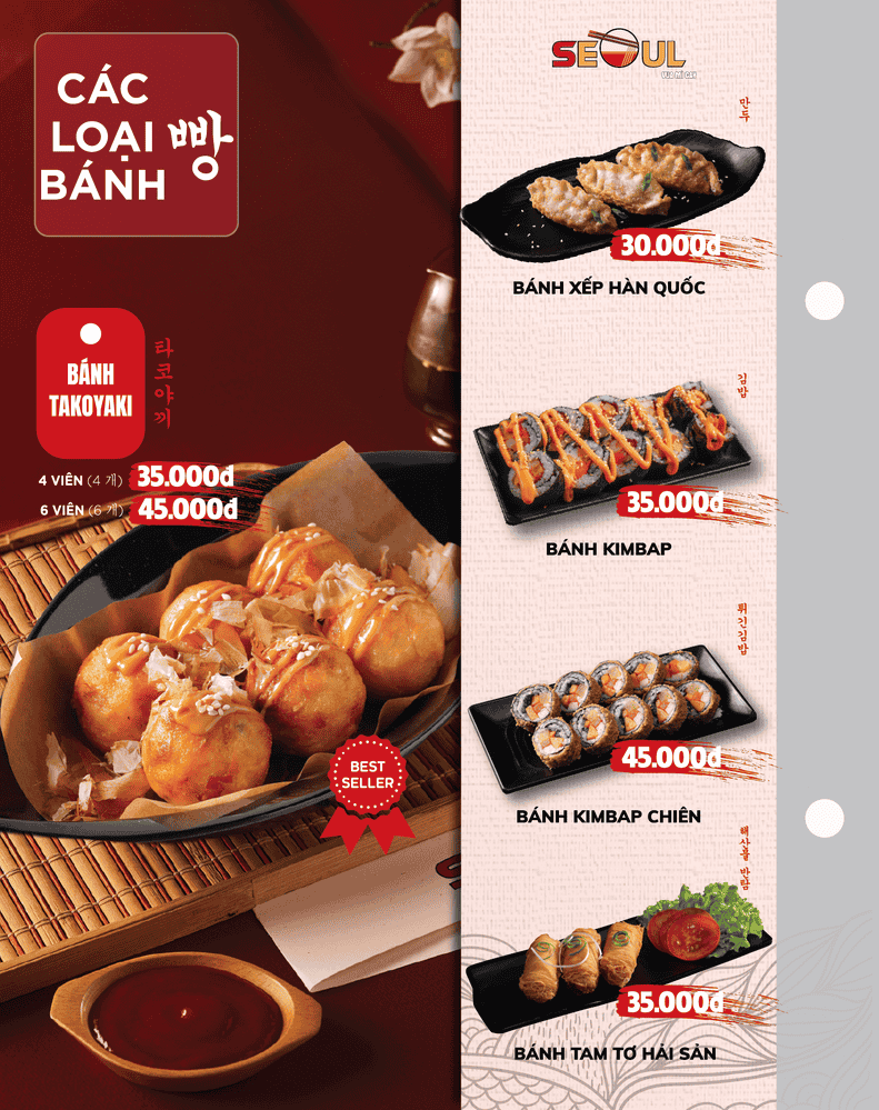 Menu SEOUL Aeon Bình Tân trang 7