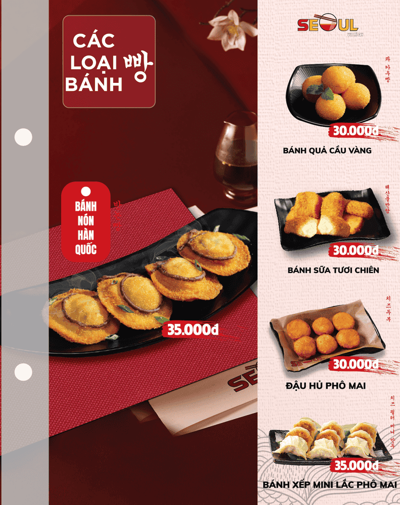 Menu SEOUL Aeon Bình Tân trang 8