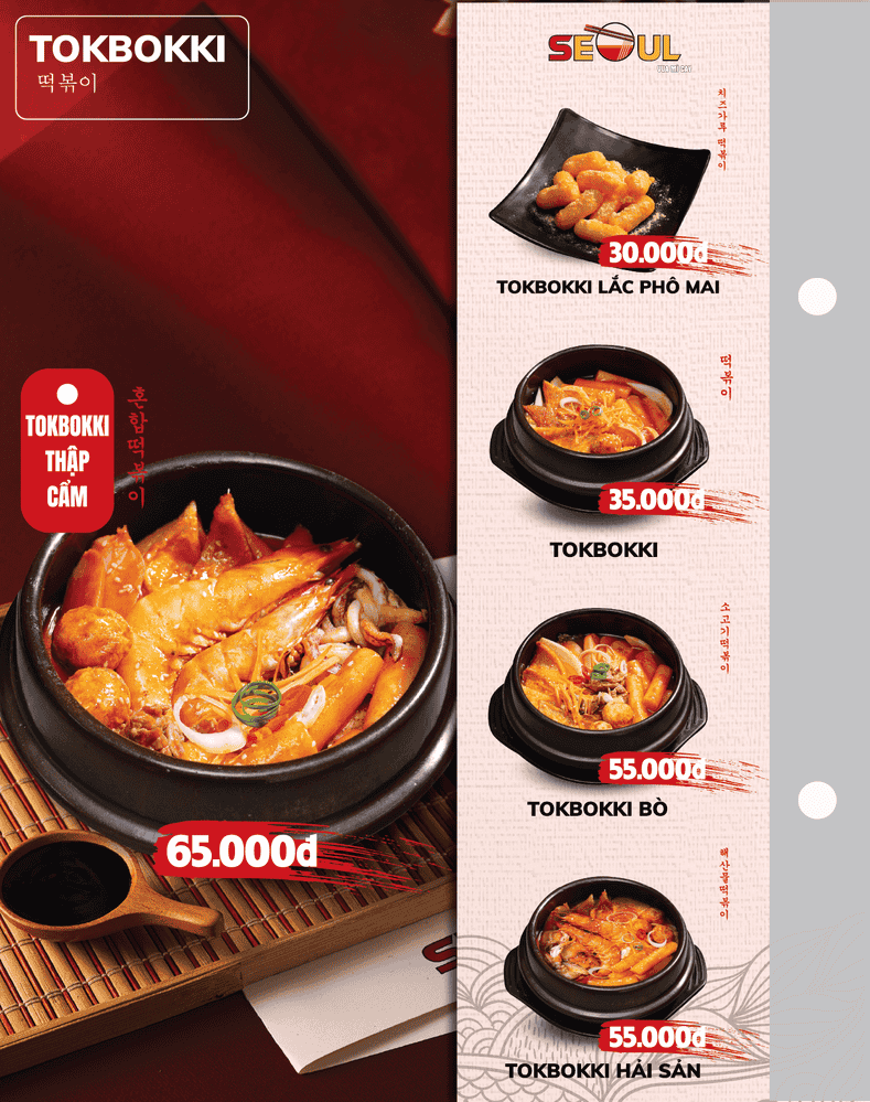 Menu SEOUL Aeon Bình Tân trang 11