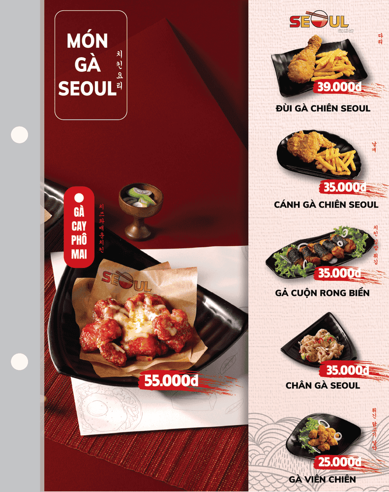 Menu SEOUL Aeon Bình Tân trang 12