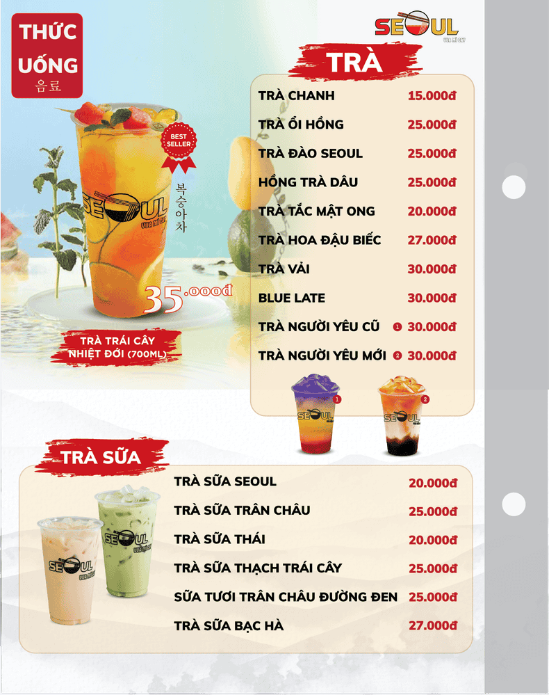 Menu SEOUL Aeon Bình Tân trang 15