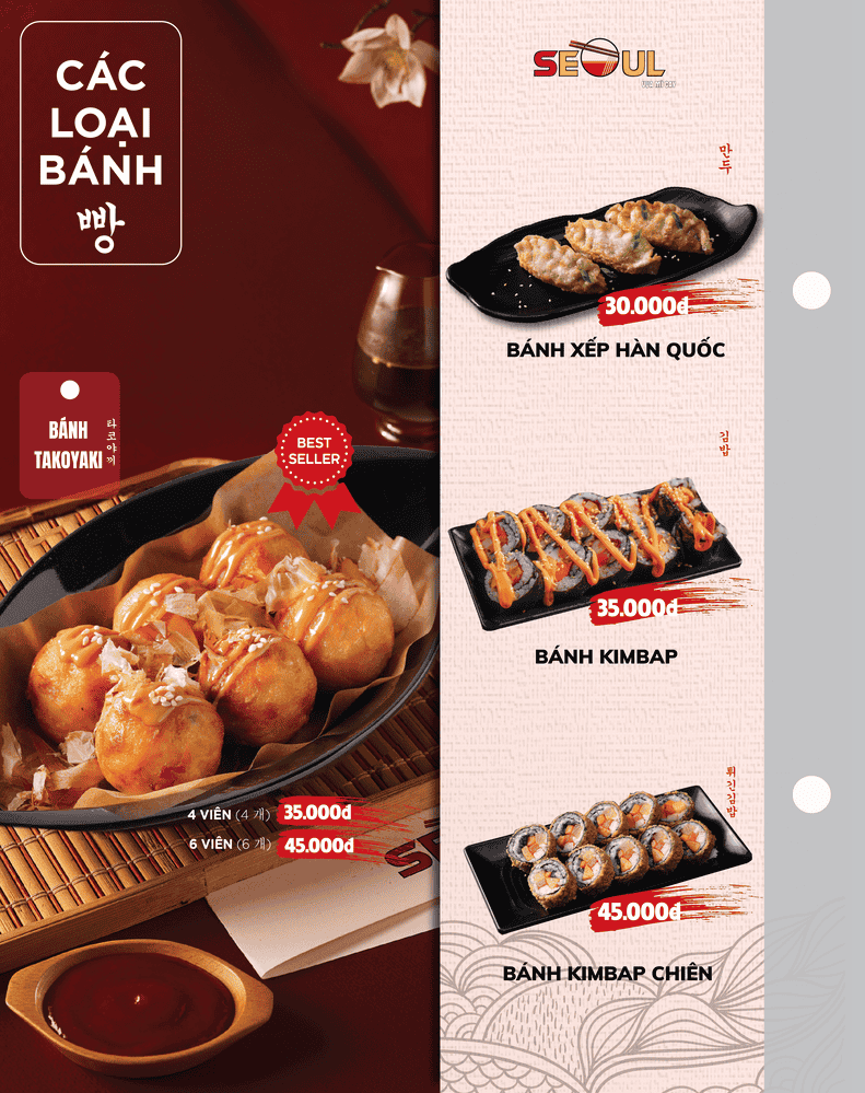 Menu SEOUL Châu Phú trang 7