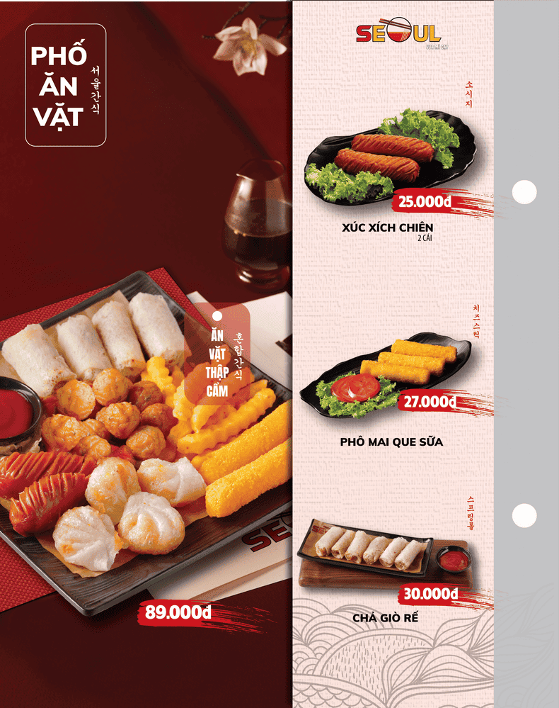 Menu SEOUL Châu Phú trang 13