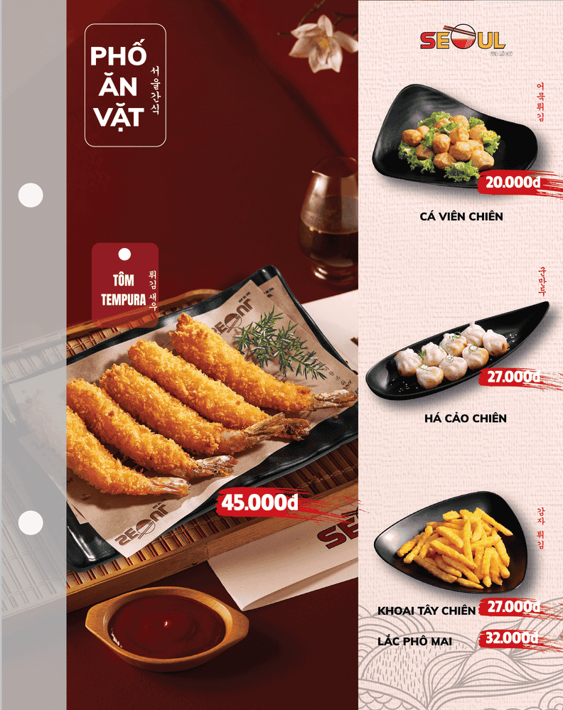 Menu SEOUL Châu Phú trang 14