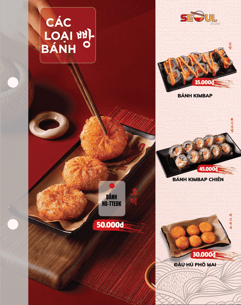 Menu SEOUL Hà Tĩnh trang 8
