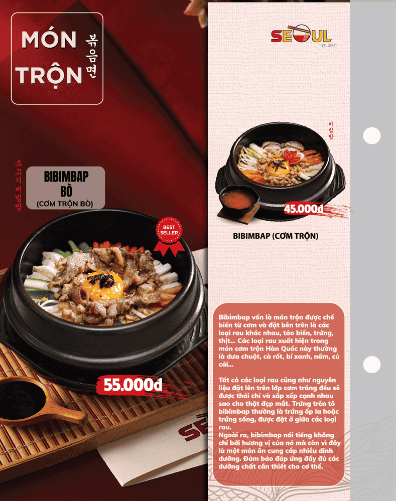 Menu SEOUL Hà Tĩnh trang 9