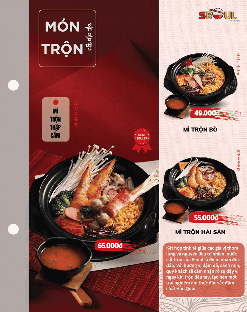 Menu SEOUL Hà Tĩnh trang 10