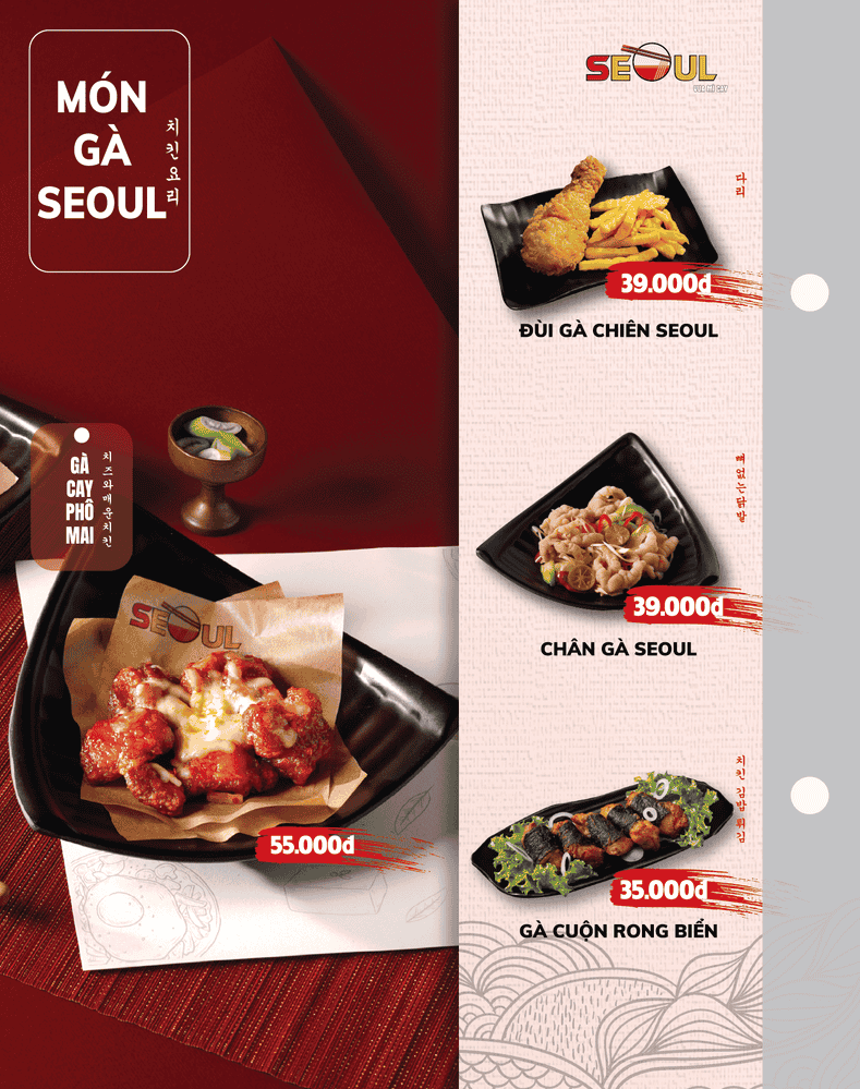 Menu SEOUL Hà Tĩnh trang 11