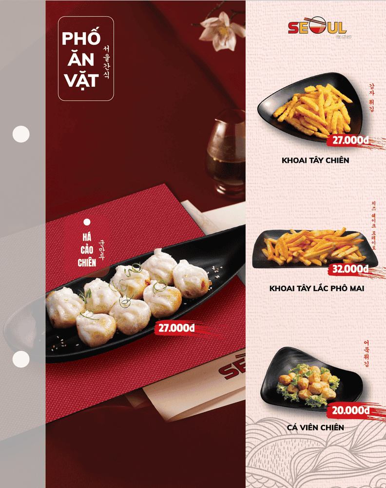 Menu SEOUL Hà Tĩnh trang 14