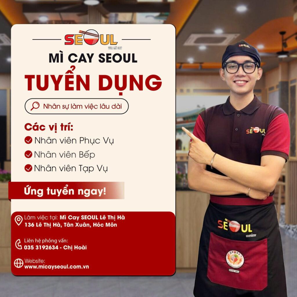 SEOUL LÊ THỊ HÀ TUYỂN DỤNG