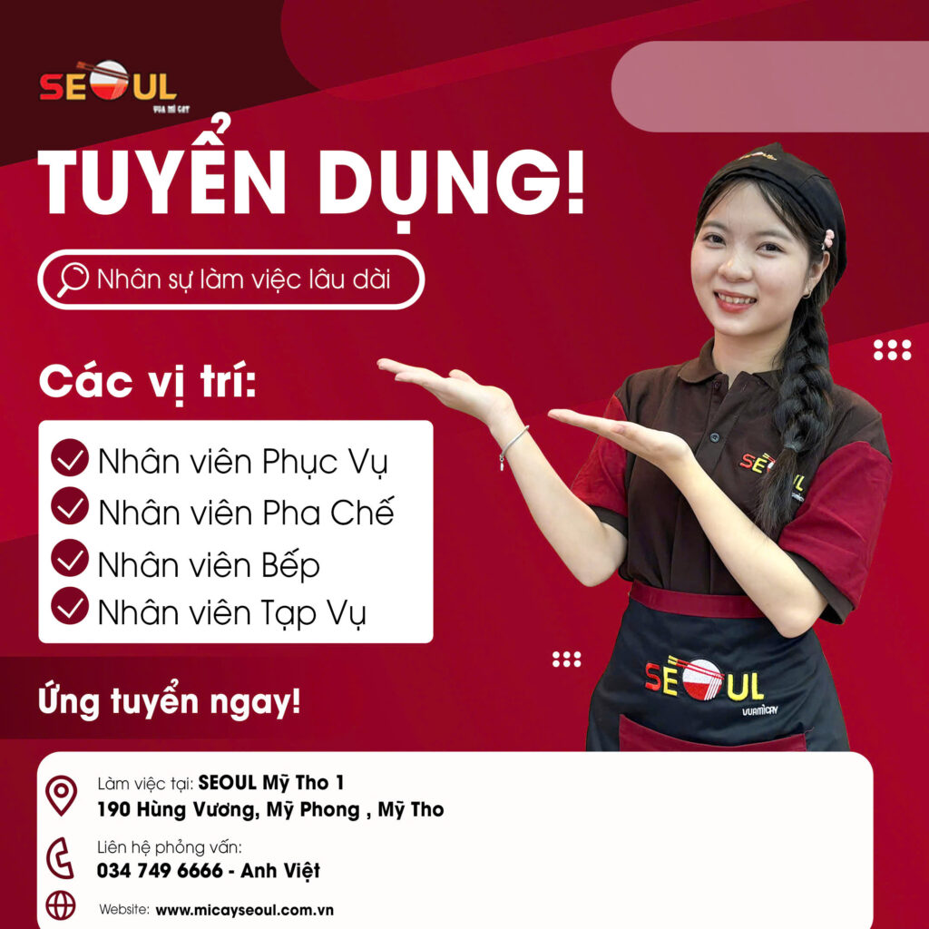 SEOUL MỸ THO 1 TUYỂN DỤNG