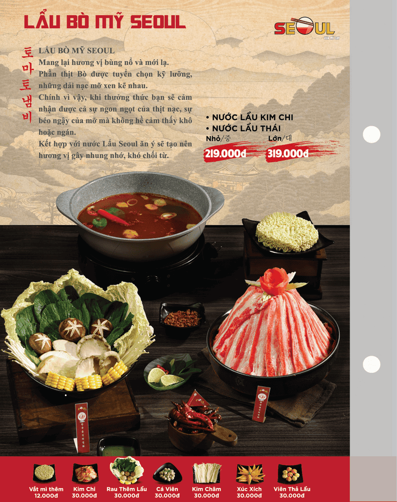 Menu SEOUL Eakar trang 5