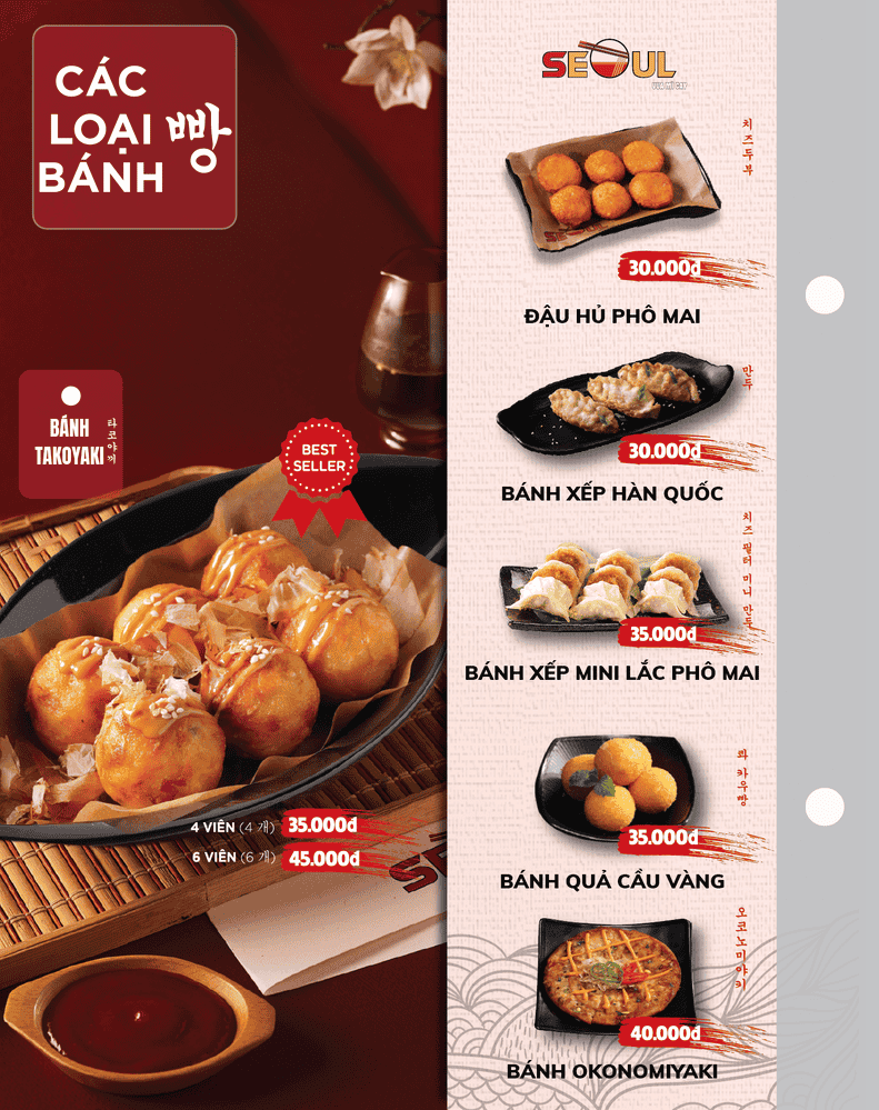Menu SEOUL Eakar trang 7
