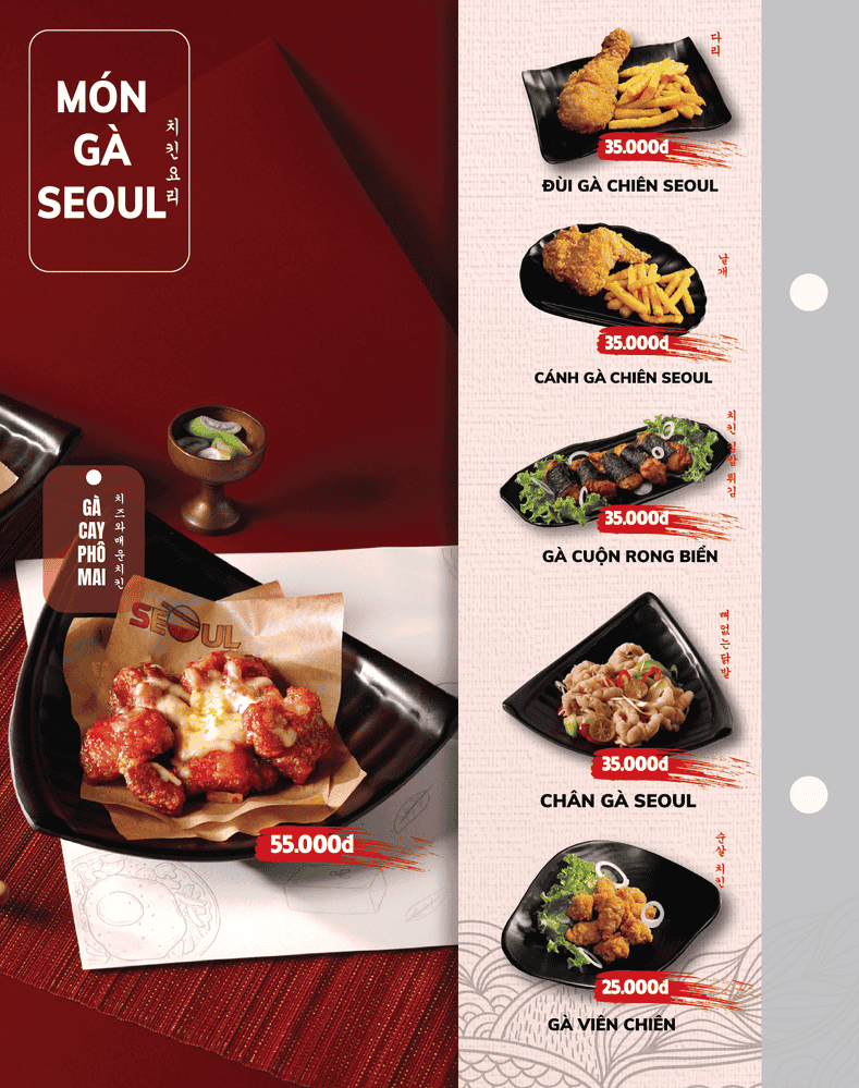 Menu SEOUL Eakar trang 11