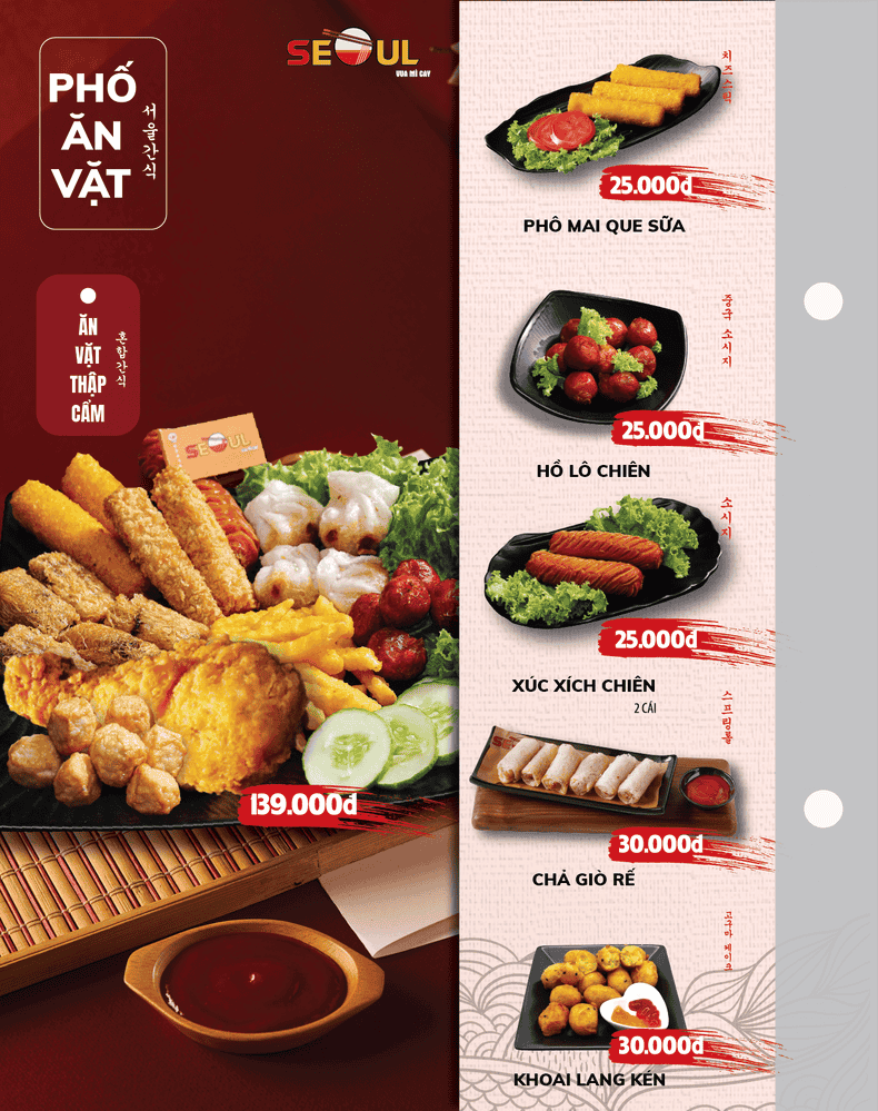 Menu SEOUL Eakar trang 13