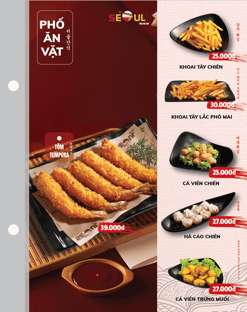 Menu SEOUL Eakar trang 14