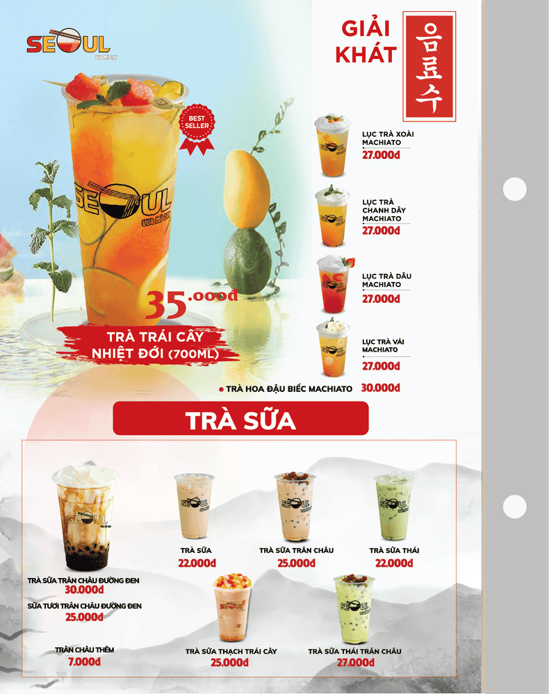 Menu SEOUL Eakar trang 15