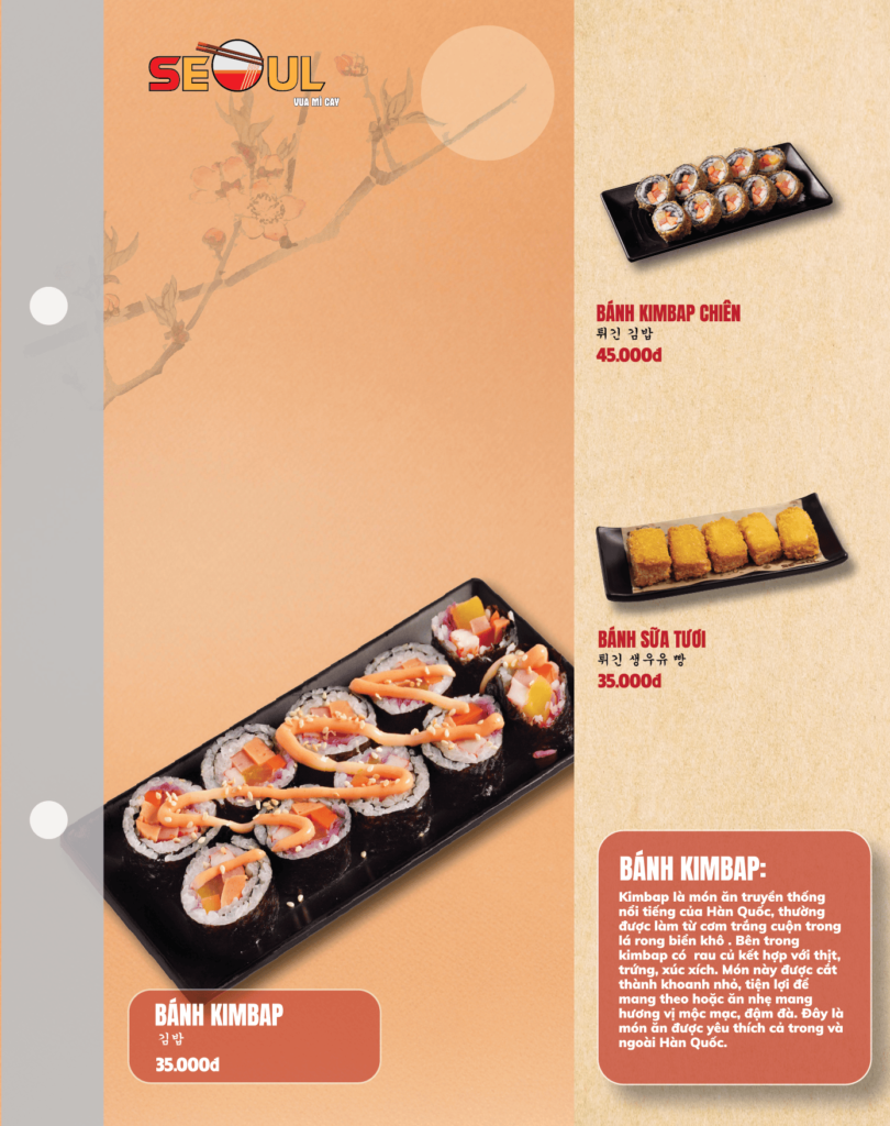 Menu SEOUL Hậu Nghĩa trang 8