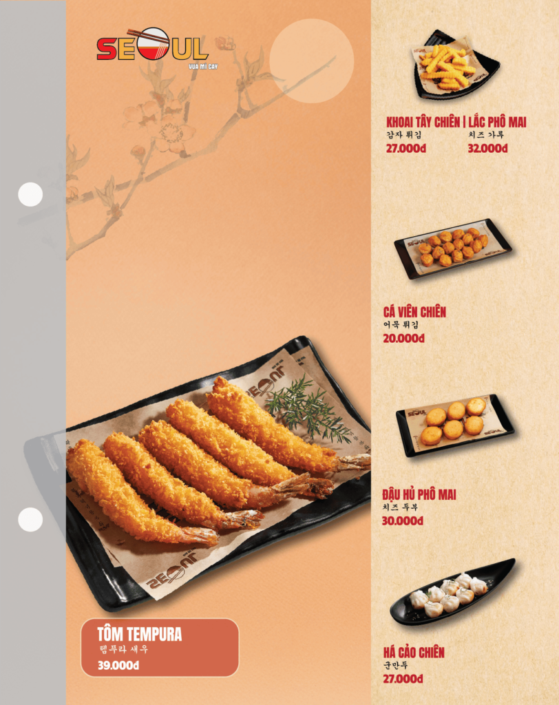 Menu SEOUL Hậu Nghĩa trang 14