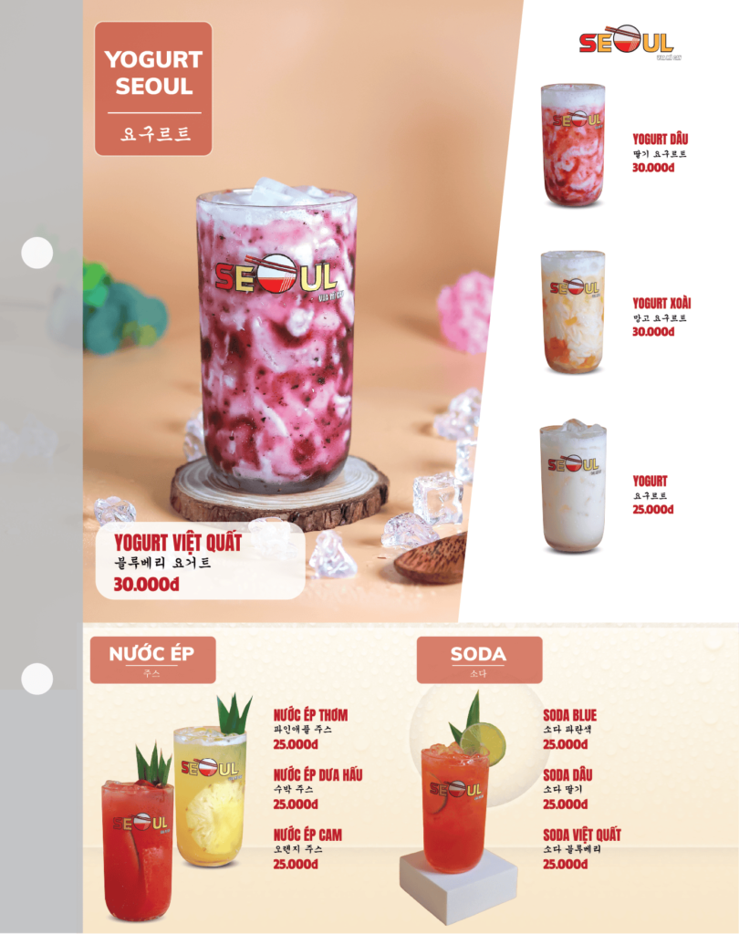 Menu SEOUL Hậu Nghĩa trang 16