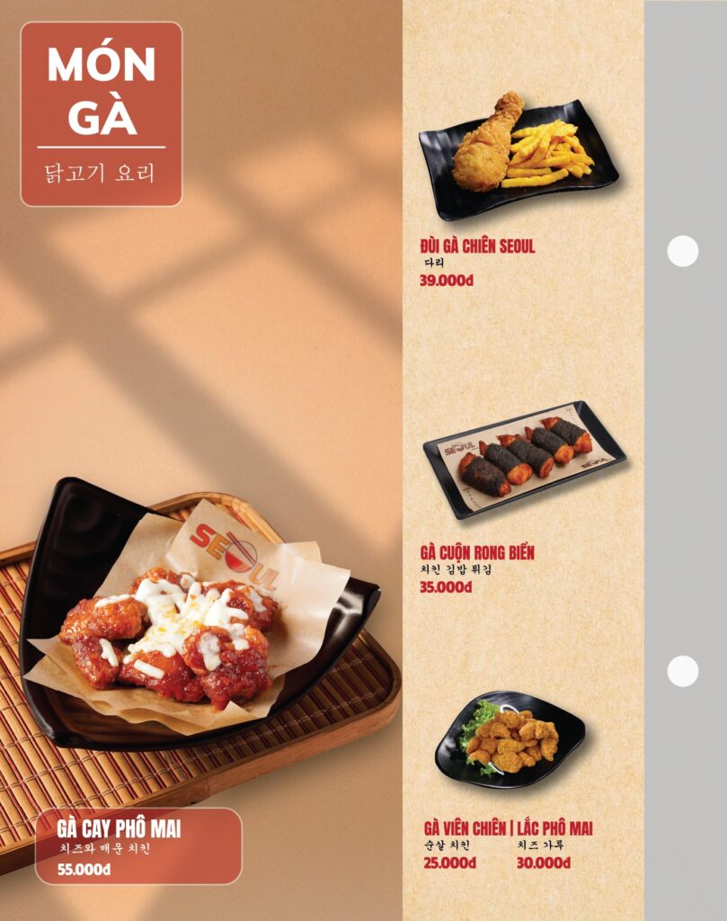 Menu SEOUL Dầu Giây trang 11
