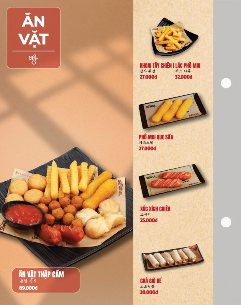 Menu SEOUL Dầu Giây trang 13