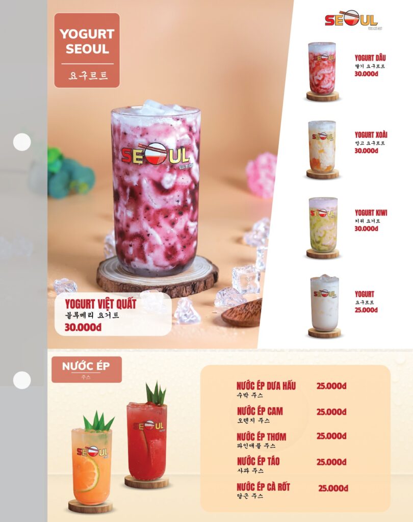 Menu SEOUL Dầu Giây trang 16