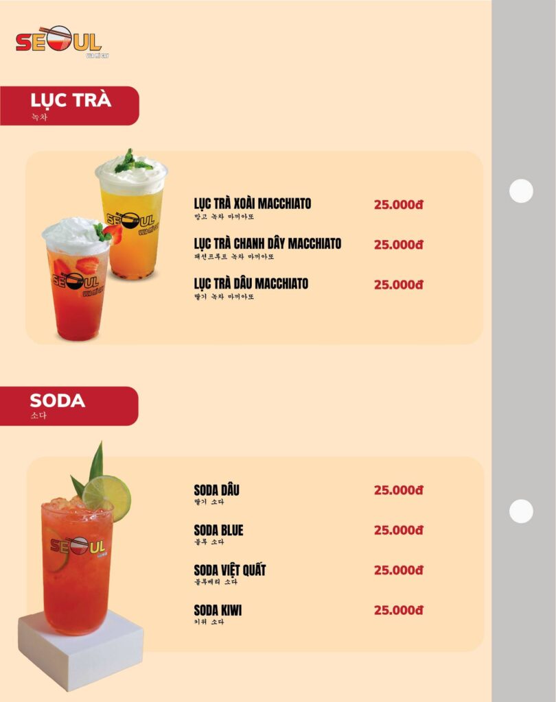 Menu SEOUL Dầu Giây trang 17