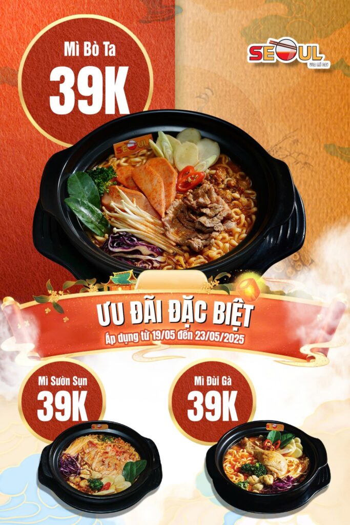 Chào hè về – deal cực mê! SEOUL Châu Phú