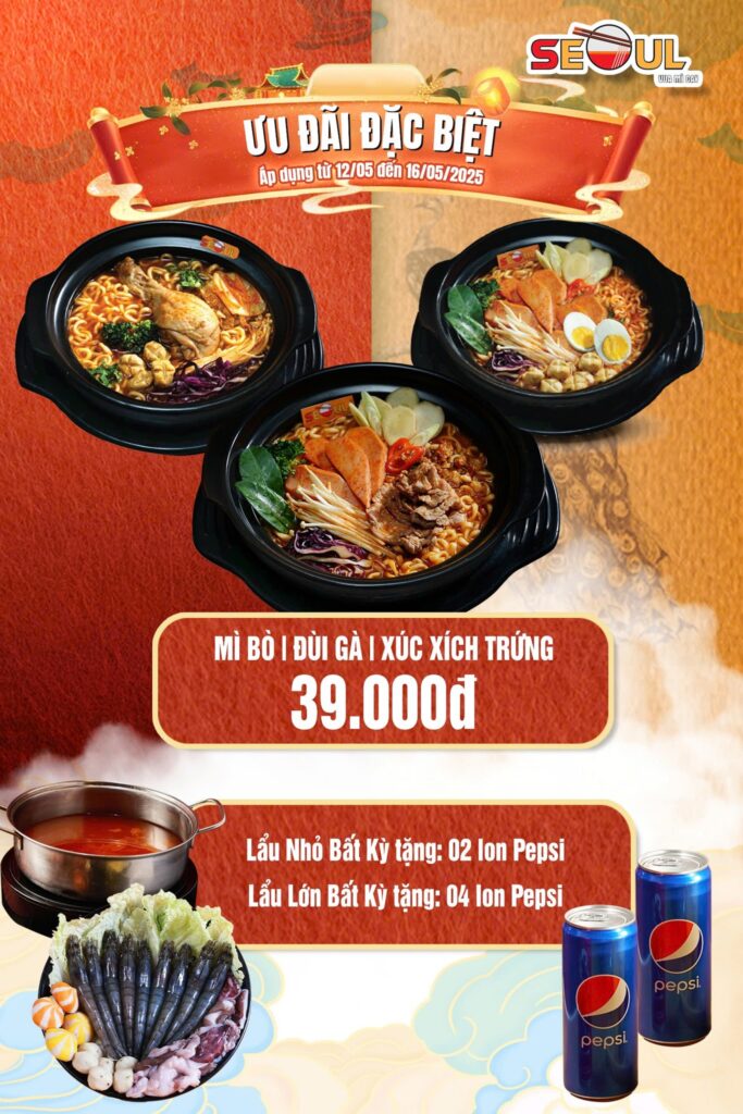 Giữa tháng rộn ràng – ưu đãi ngập tràn SEOUL Đồng Hới