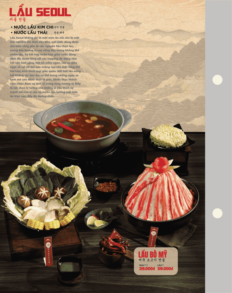 Menu SEOUL Thạch Hòa trang 6
