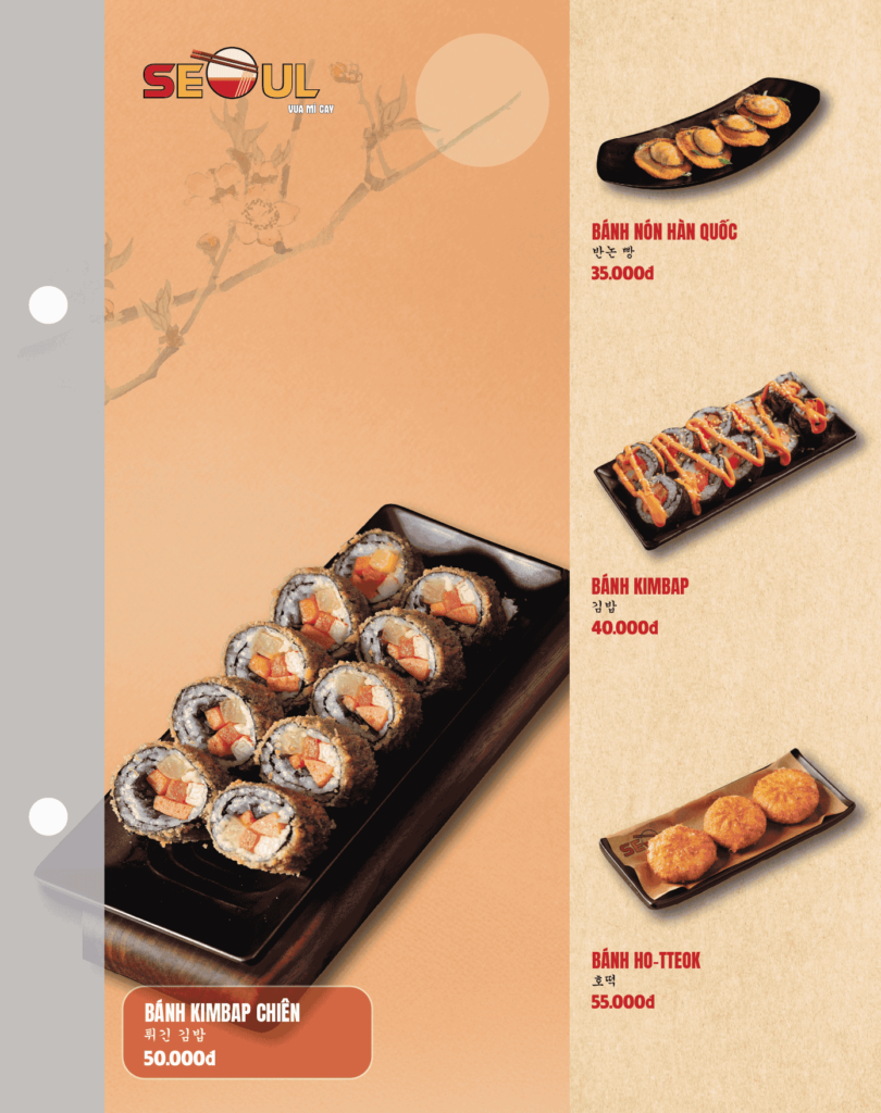 Menu SEOUL Bình Tân trang 8
