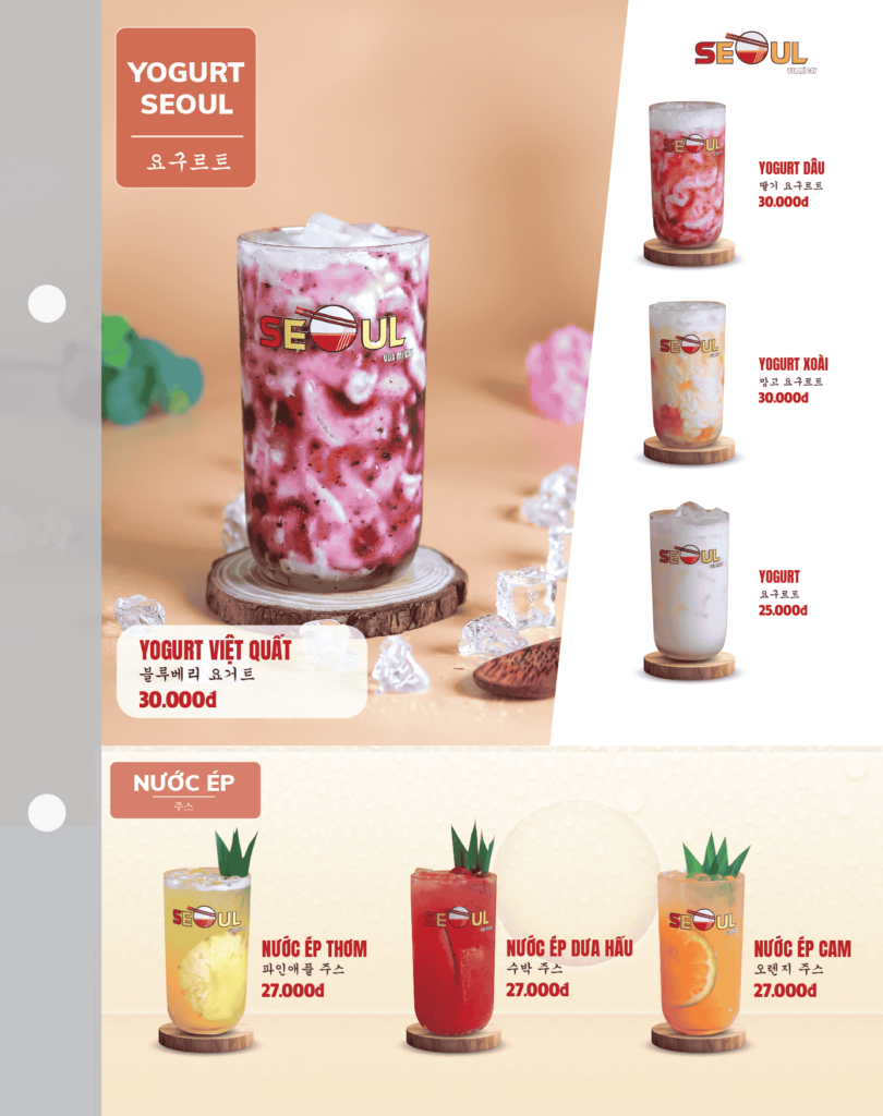 Menu SEOUL Bình Tân trang 16