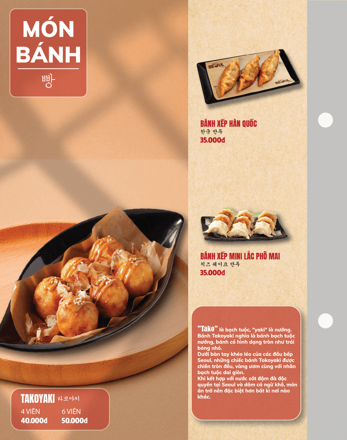 Menu SEOUL Buôn Ma Thuột trang 7