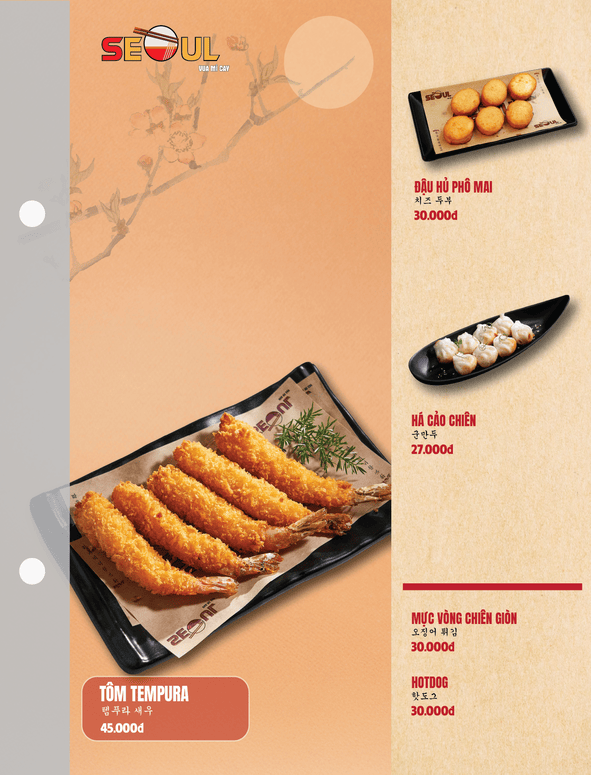 Menu SEOUL Kỳ Anh trang 15