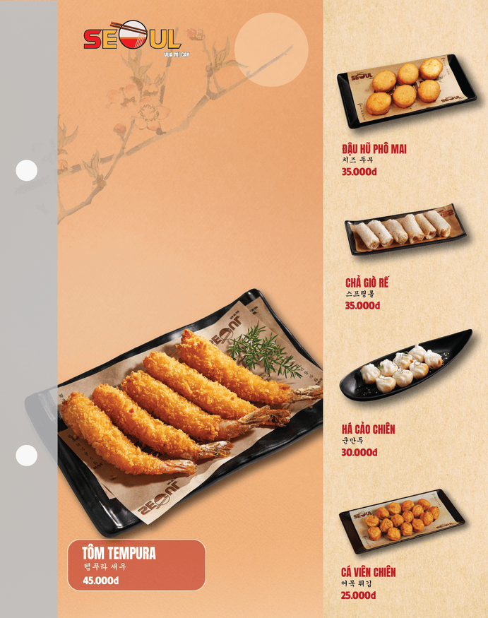 Menu SEOUL Nguyễn Duy Trinh trang 14