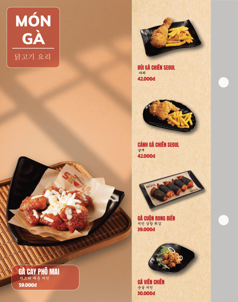 Menu SEOUL Nguyễn Thị Tú trang 11