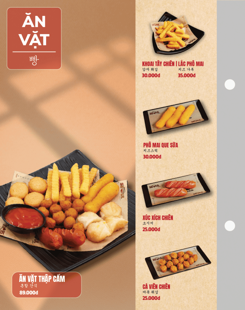 Menu SEOUL Nguyễn Thị Tú trang 14