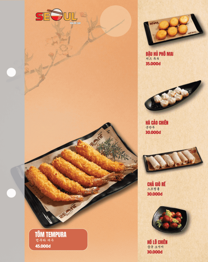 Menu SEOUL Nguyễn Thị Tú trang 15