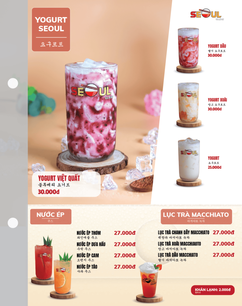 Menu SEOUL Nguyễn Thị Tú trang 18