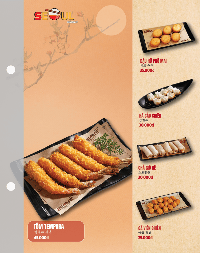 Menu SEOUL Phước Đông trang 14