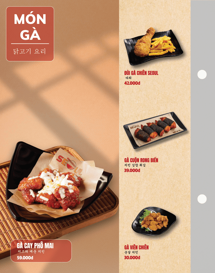 Menu SEOUL Rạch Giá trang 11
