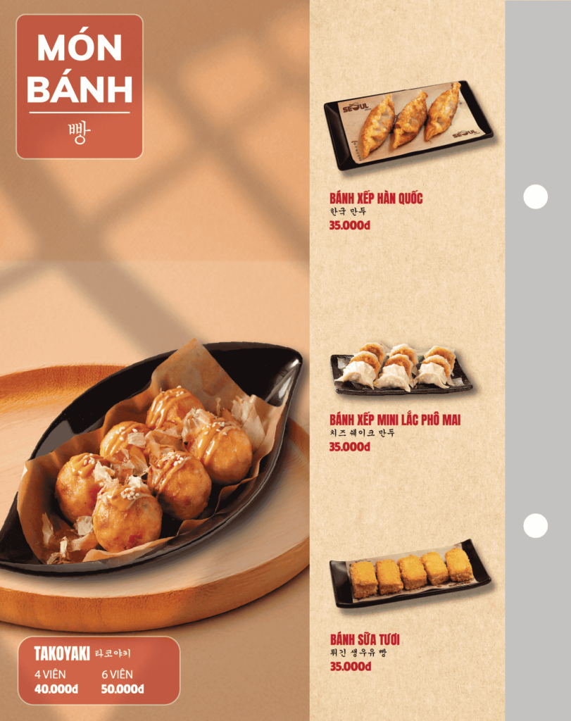 Menu SEOUL Tân Kiên trang 7