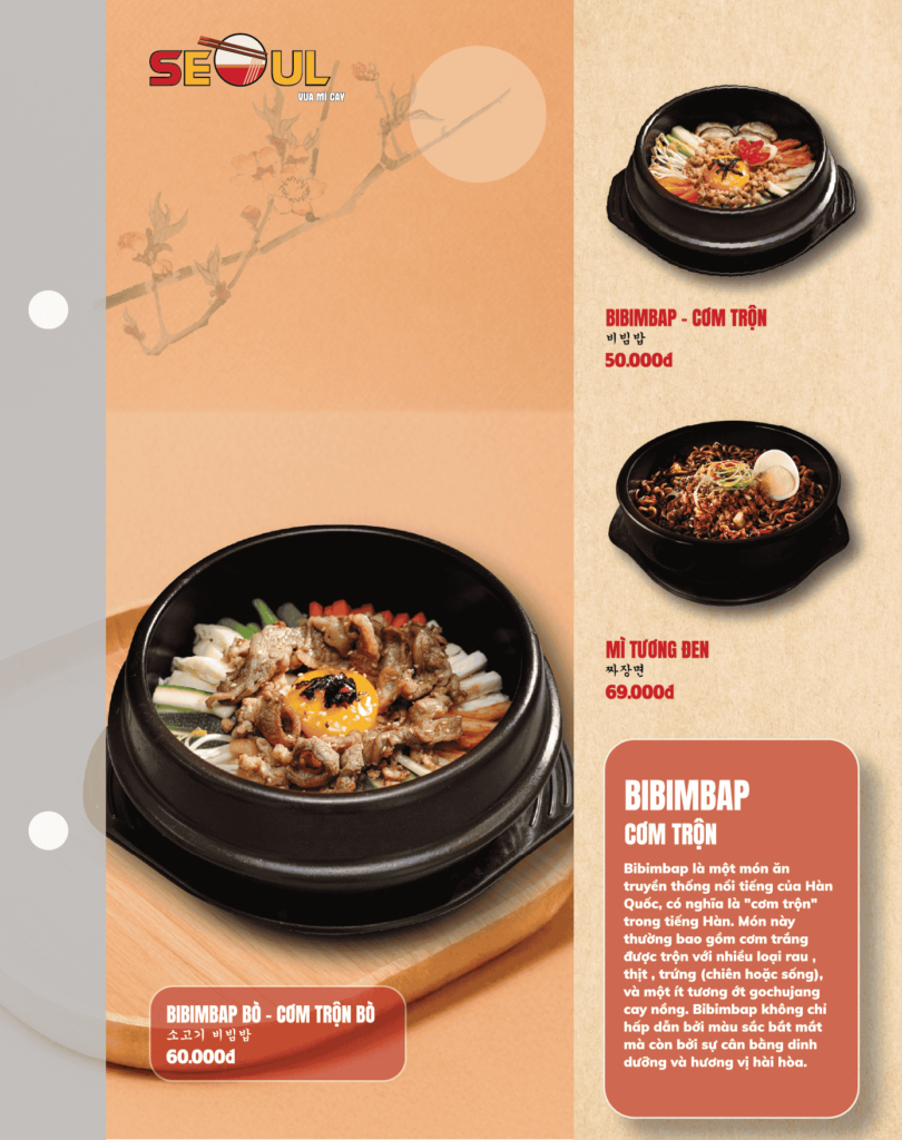 Menu SEOUL Tân Kiên trang 10