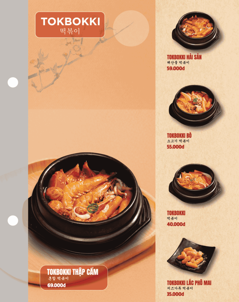 Menu SEOUL Tân Sơn Nhì trang 12