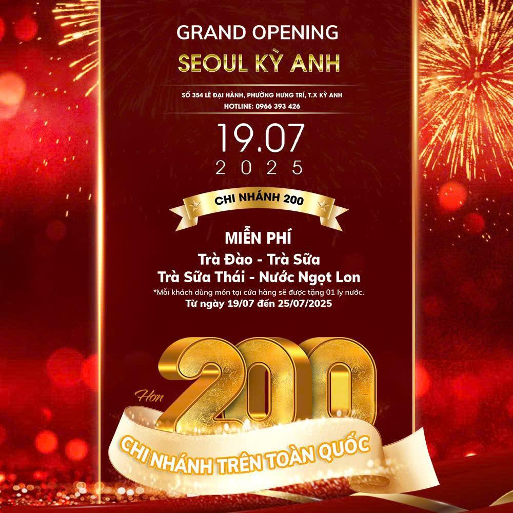 TƯNG BỪNG KHAI TRƯƠNG CN 200