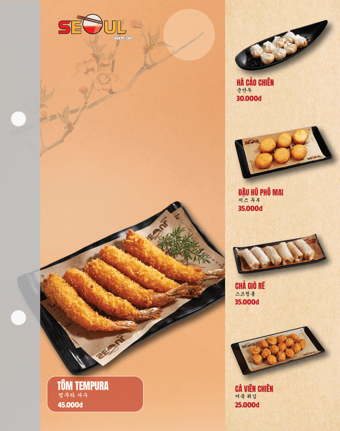 Menu SEOUL Âu Cơ trang 14