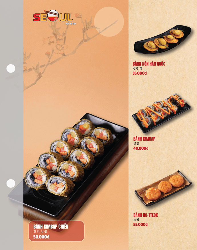 Menu SEOUL Đồng Xoài trang 8