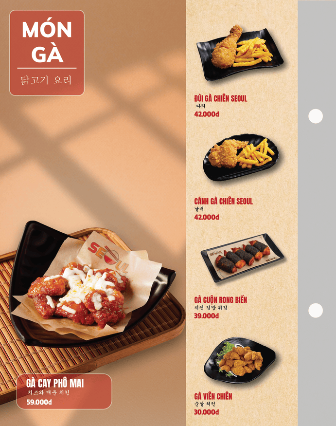 Menu SEOUL Chiêu Liêu trang 11