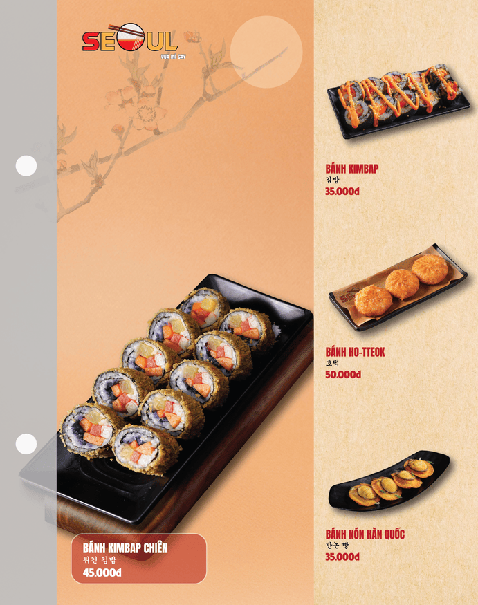Menu SEOUL Gia Kiệm trang 9